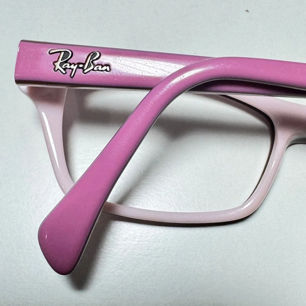 Ray-Ban RB 1550 3656 Pink Rectangular Eyeglass Frames 48-15-130
